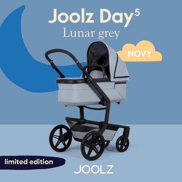 JOOLZ DAY5 KOČÁREK KOMPLETNÍ SET | SPECIAL | LUNAR GREY + DEKA DÁREK - DVOJKOMBINACE - KOČÁRKY A PŘÍSLUŠENSTVÍ