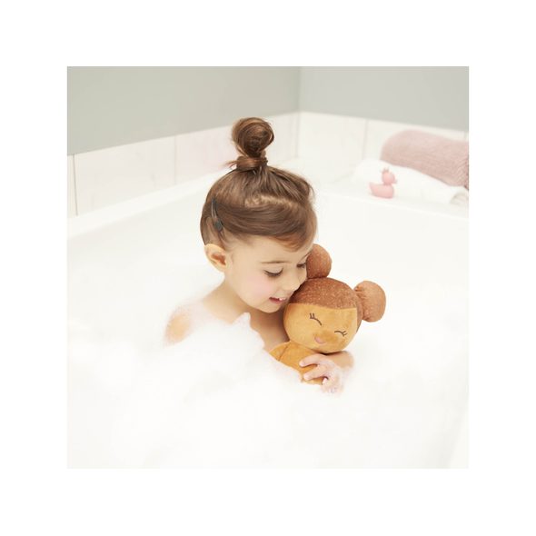 B-TOYS PANENKA PLYŠOVÁ DO VANY LULLA BABY LIGHT BROWN HAIR - HRAČKY DO VANY - PRO DĚTI