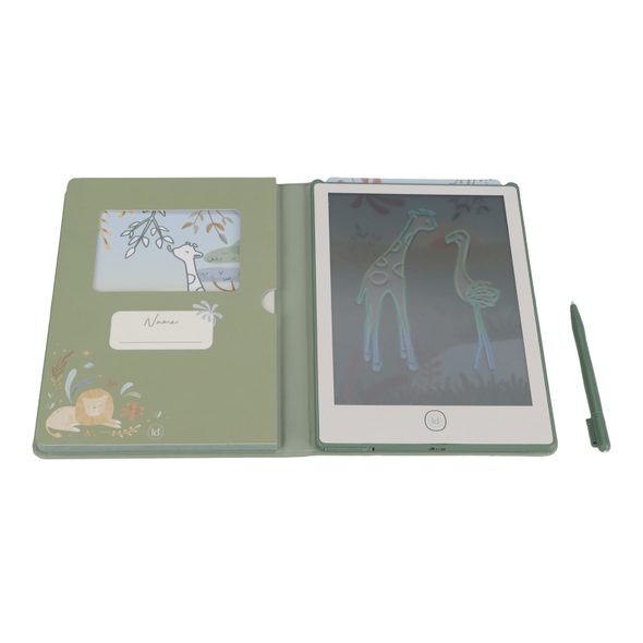 LITTLE DUTCH KRESLICÍ TABLET GREEN SAFARI FRIENDS - SAFARI FRIENDS - PRO DĚTI
