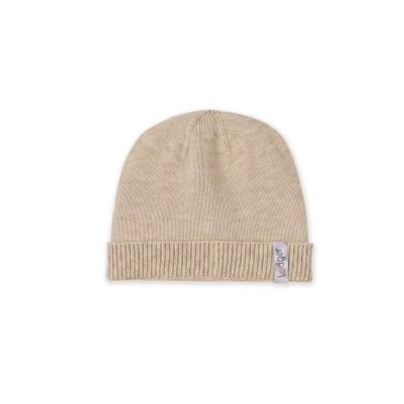 LODGER ČEPIČKA MERINO BEIGE 0 - 6 MĚSÍCŮ - ČEPIČKY A KLOBOUČKY - PRO DĚTI