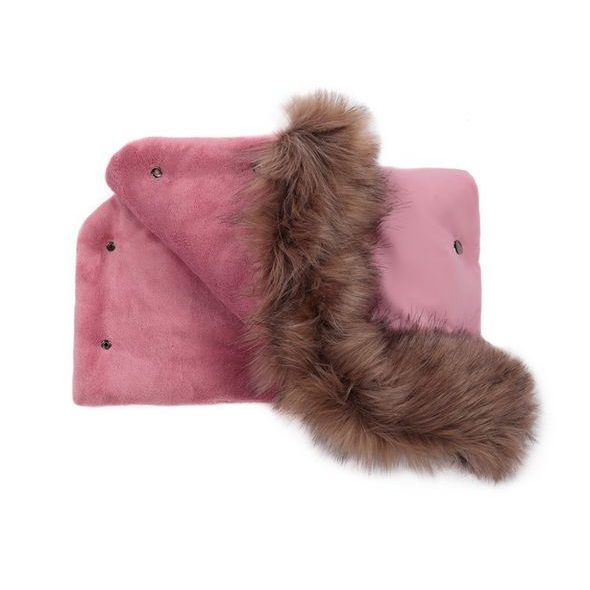 EMITEX RUKÁVNÍK LUXURY SOFT PINK - RUKÁVNÍKY NA KOČÁREK - KOČÁRKY A PŘÍSLUŠENSTVÍ