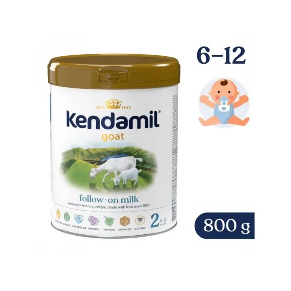 KENDAMIL KOZÍ POKRAČOVACÍ MLÉKO 2 (800G) DHA+ - KOJENECKÁ MLÉKA - KRMENÍ