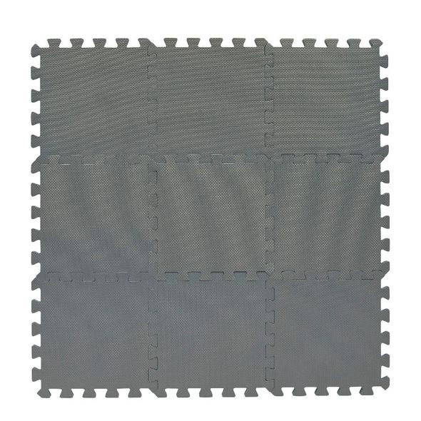 BABYDAN HRACÍ PODLOŽKA PUZZLE LIGHT GREY 90X90CM - HRACÍ PODLOŽKY NA ZEM - SPINKÁNÍ