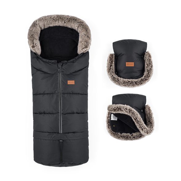 PETITE&MARS SET ZIMNÍ FUSAK ARCTIC 4V1 + RUKAVICE NA KOČÁREK - FUSAKY DO KOČÁRKU - KOČÁRKY A PŘÍSLUŠENSTVÍ