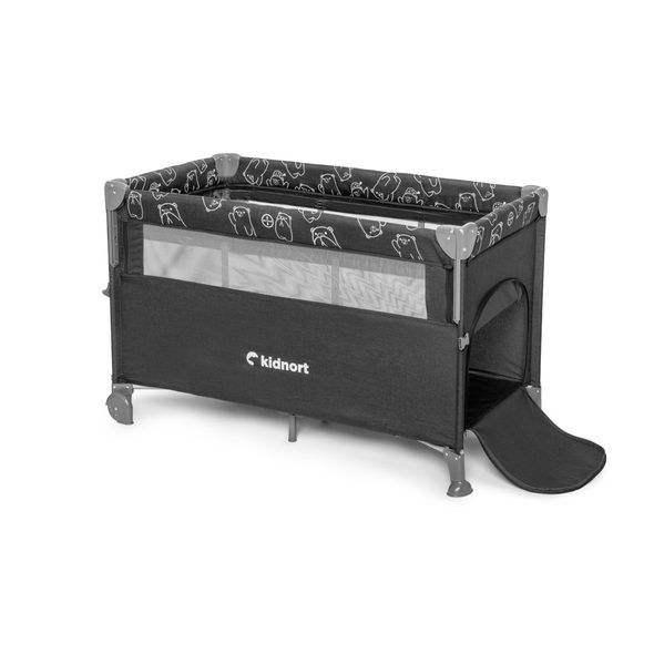 KIDNORT CESTOVNÍ POSTÝLKA KIDNORT LIVSMILJÖ TMAVĚ ŠEDÁ - CESTOVNÍ POSTÝLKY - SPINKÁNÍ