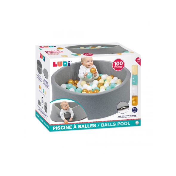 LUDI HRACÍ OHRÁDKA S MÍČKY TEXTILNÍ - OHRÁDKY - KOUPÁNÍ A ZDRAVÍ