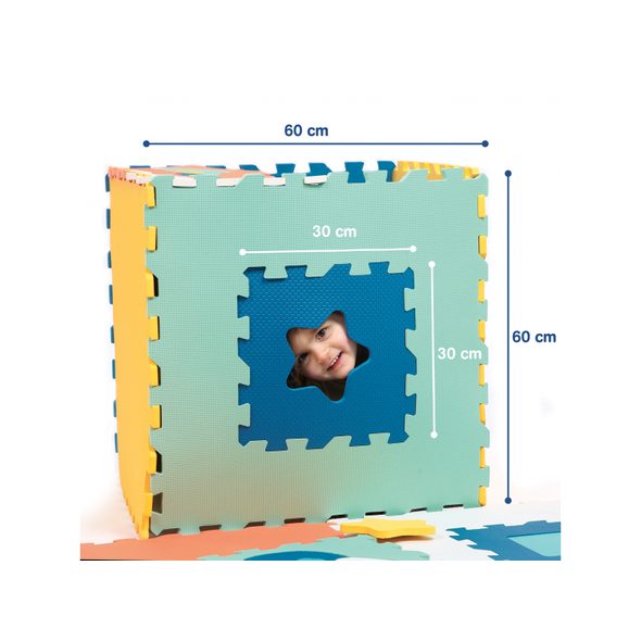 LUDI PUZZLE PĚNOVÉ 180X180CM JUMBO XXL - PUZZLE - PRO DĚTI