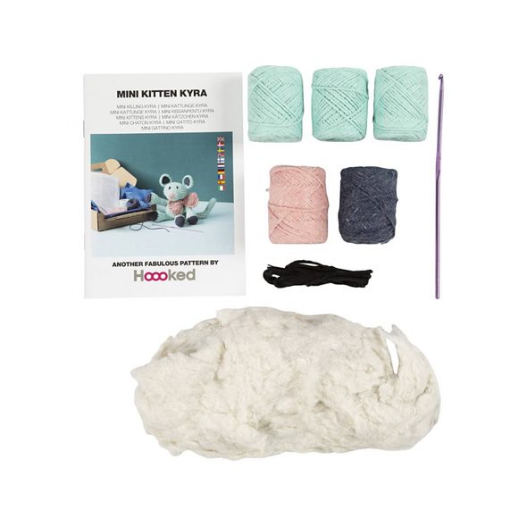 CREATIV COMPANY SADA NA HÁČKOVÁNÍ AMIGURUMI MYŠKA - NAVLÉKÁNÍ - PRO DĚTI