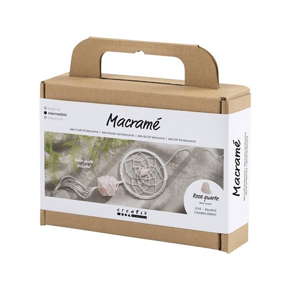 CREATIV COMPANY KREATIVNÍ SADA MINI CRAFT KIT MACRAMÉ DREAMCATCHER - VÝTVARNÉ POMŮCKY A HRAČKY - PRO DĚTI
