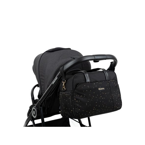 KIKKABOO PŘEBALOVACÍ TAŠKA CHELSEA CONFETTI BLACK - PŘEBALOVACÍ TAŠKY - KOČÁRKY A PŘÍSLUŠENSTVÍ