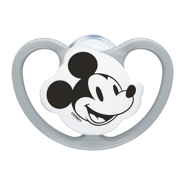 NUK PERFECT MATCH AIR DUDLÍK MICKEY 0-6M GREY 1KS BOX - ŠIDÍTKA A DOPLŇKY - KRMENÍ