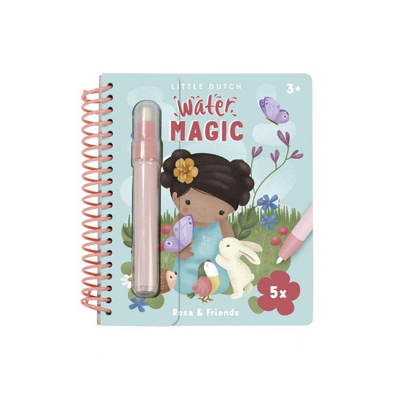 LITTLE DUTCH KNIHA KOUZLENÍ S VODOU ROSA & FRIENDS - KNÍŽKY PRO NEJMENŠÍ - PRO DĚTI