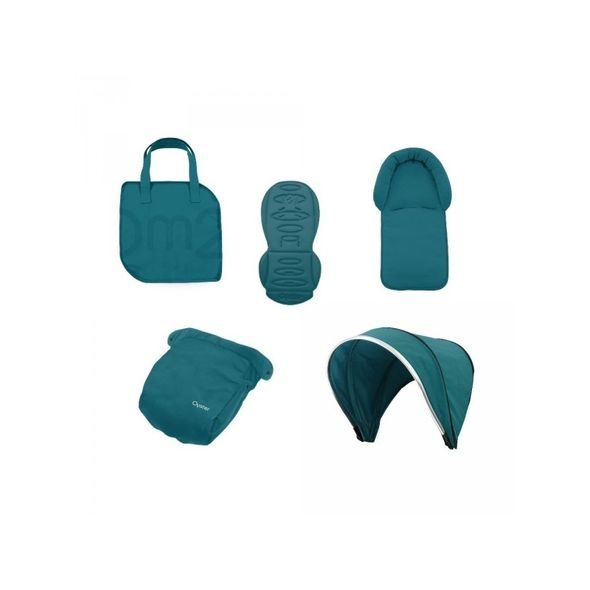 BABYSTYLE OYSTER 2/ MAX TEXTILNÍ SET 2016, VOGUE TEAL - BAREVNÉ SETY K PODVOZKU - KOČÁRKY A PŘÍSLUŠENSTVÍ