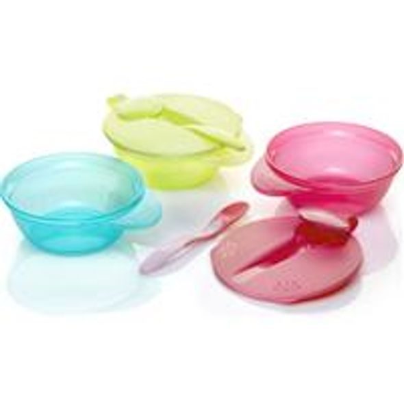 TOMMEE TIPPEE DĚLENÁ MISKA SE LŽIČKOU, 8+ - MISKY, TALÍŘKY A PODLOŽKY - KRMENÍ