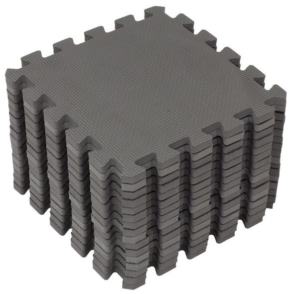 RIALTO BABY HRACÍ PODLOŽKA PUZZLE COOL GRAY 120X120 CM - HRACÍ PODLOŽKY NA ZEM - SPINKÁNÍ