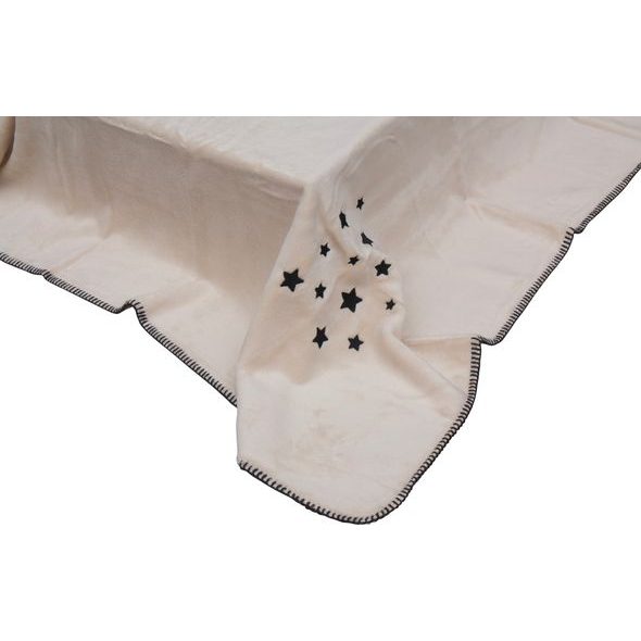 SCARLETT ŠPANĚLSKÁ DEKA 11227 BÉŽOVÁ 110X140CM - DĚTSKÉ DEKY PRO MIMINKA - SPINKÁNÍ