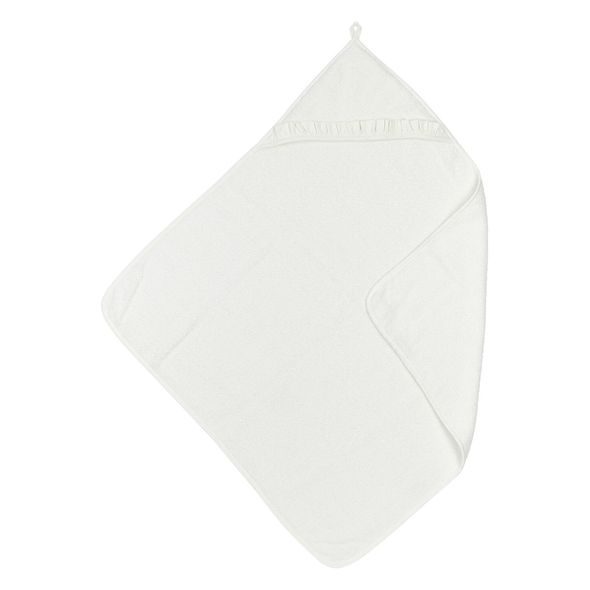 MEYCO OSUŠKA S KAPUCÍ RUFFLE 80X80 - OFF WHITE - OSUŠKY A DĚTSKÉ ŽUPANY - KOUPÁNÍ A ZDRAVÍ