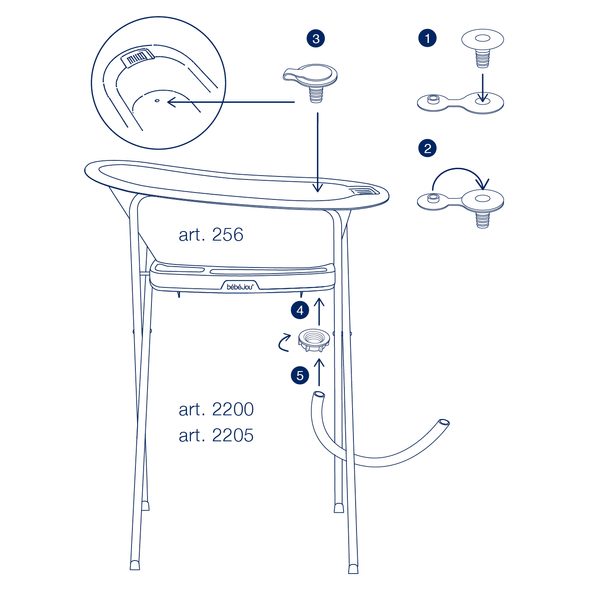 BEBE JOU HADICE A VYPOUŠTĚCÍ VENTIL PRO VANIČKU - DOPLŇKY KOUPÁNÍ - KOUPÁNÍ A ZDRAVÍ