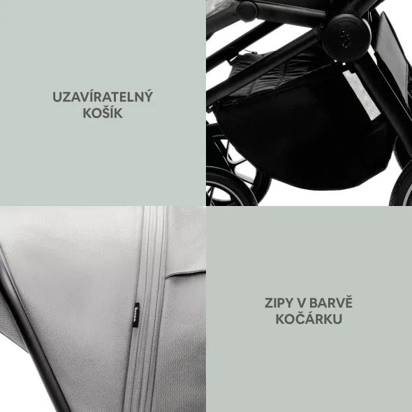 ZOPA SET MOVE CROSS 3 + KORBA + ADAPTÉRY - DVOJKOMBINACE - KOČÁRKY A PŘÍSLUŠENSTVÍ