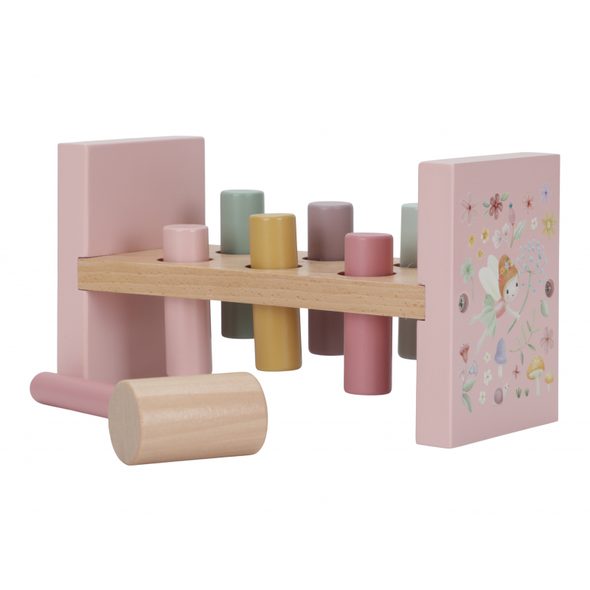 LITTLE DUTCH ZATLOUKAČKA DŘEVĚNÁ FAIRY GARDEN - MOTORICKÉ A HRY - PRO DĚTI