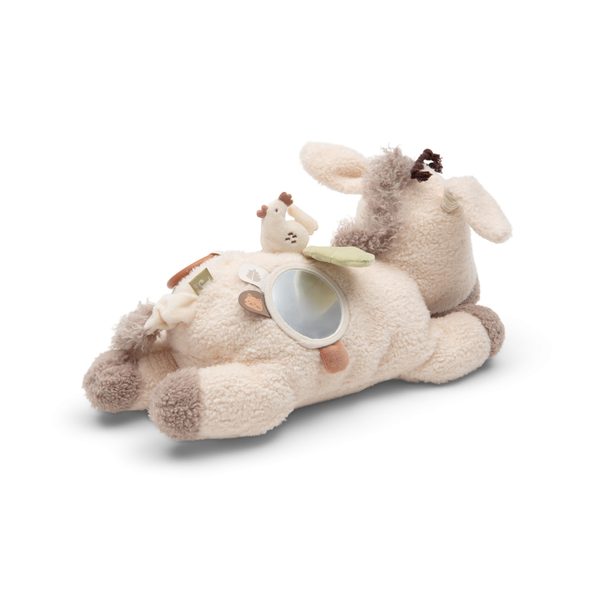JOLLEIN OSLÍK PLYŠOVÝ S AKTIVITAMI DONKEY DINKY - HRA NA BŘÍŠKU - PRO DĚTI