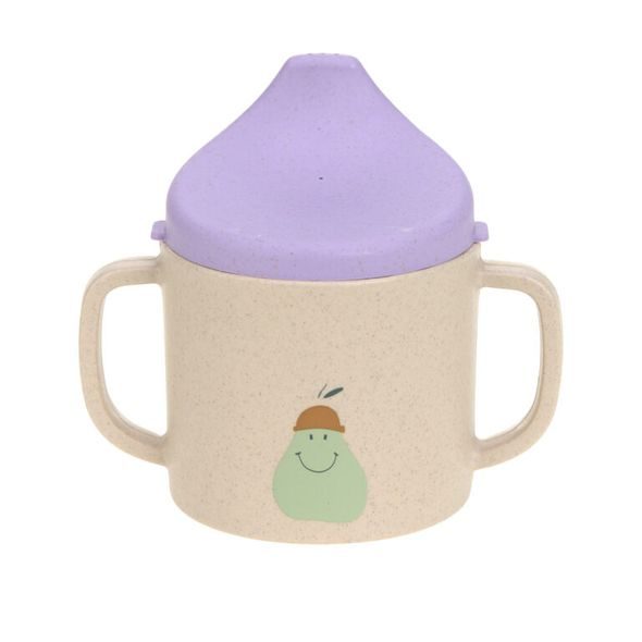 LÄSSIG BABIES SIPPY CUP PP/CELLULOSE HAPPY FRUITS CHERRY - DĚTSKÉ HRNEČKY - KRMENÍ