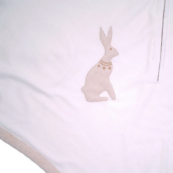 LODGER WRAPPER FOLKLORE FLEECE BEIGE - ZAVINOVAČKY - SPINKÁNÍ