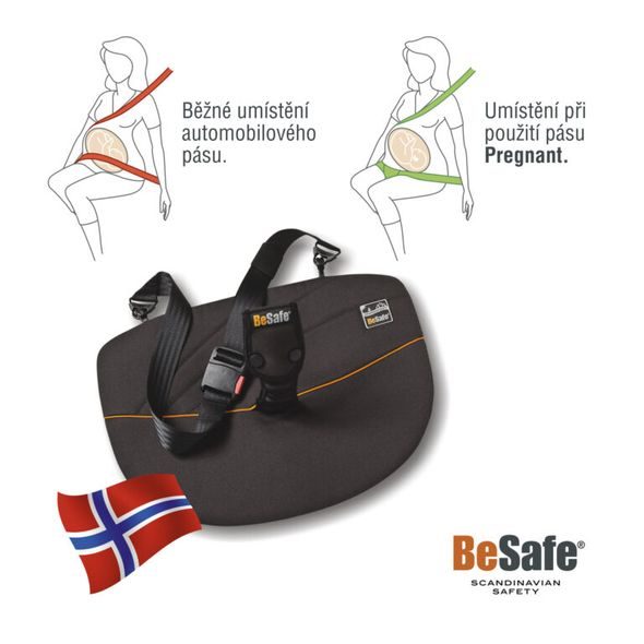 BESAFE PREGNANT IZI FIX PÁS DO AUTA - TĚHOTENSKÉ PÁSY - AUTOSEDAČKY A PŘÍSLUŠENSTVÍ