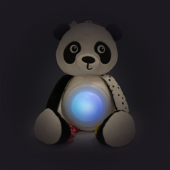 CANPOL BABIES SENZORICKÁ ZÁVĚSNÁ HRAČKA S MELODIEMI A LAMPIČKOU BABIESBOO PANDA - SENZORICKÉ HRAČKY - PRO DĚTI