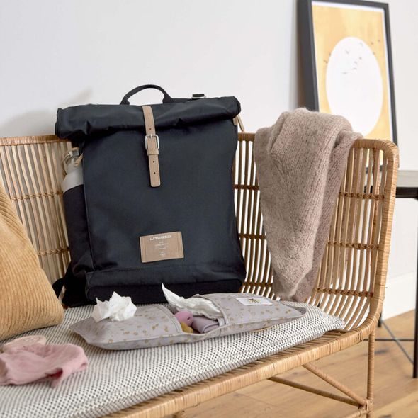 LÄSSIG GREEN LABEL ROLLTOP BACKPACK NIGHT BLUE - PŘEBALOVACÍ BATOHY - KOČÁRKY A PŘÍSLUŠENSTVÍ