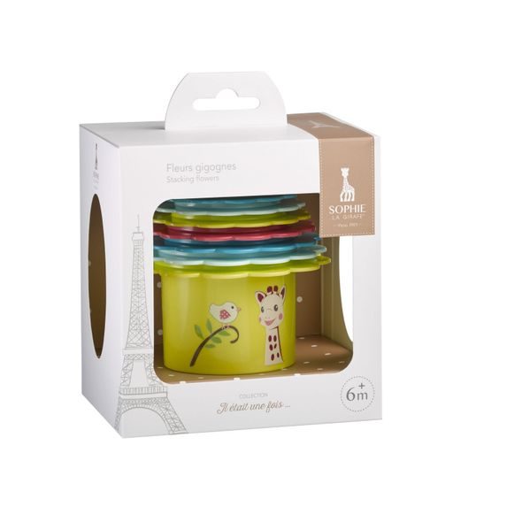 VULLI KVĚTINOVÉ POHÁRKY 8 KS - STOHOVACÍ HRAČKY - PRO DĚTI