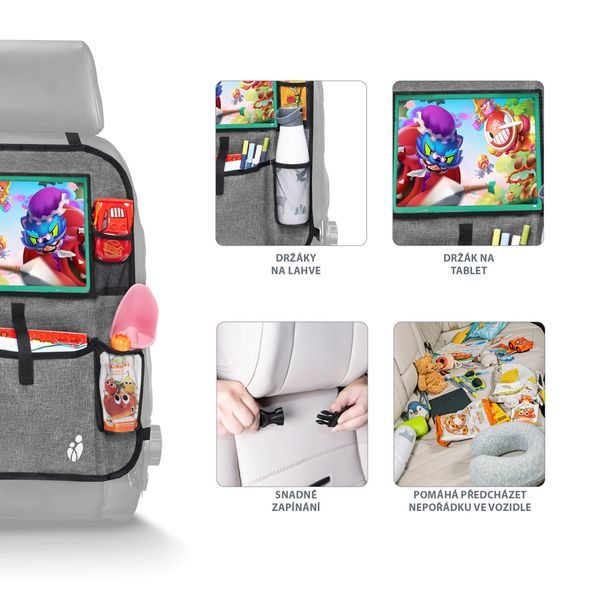 ZOPA ORGANIZÉR NA SEDADLO + KAPSA NA TABLET - KAPSÁŘE A ORGANIZÉRY - AUTOSEDAČKY A PŘÍSLUŠENSTVÍ
