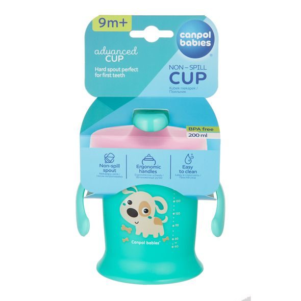 CANPOL BABIES NEVYLÉVACÍ HRNÍČEK BUNNY & COMPANY 200 ML - KOJENECKÉ LAHVE - KRMENÍ