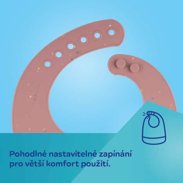 CANPOL BABIES SILIKONOVÝ BRYNDÁK S KAPSOU DOTS ŽLUTÝ - BRYNDÁKY - KRMENÍ