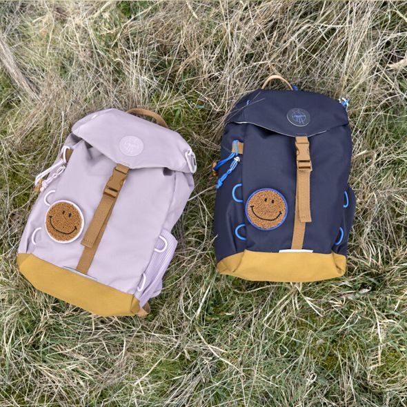 LÄSSIG KIDS BIG BACKPACK OUTDOOR LITTLE GANG NAVY - BATOHY A TAŠKY - PRO DĚTI