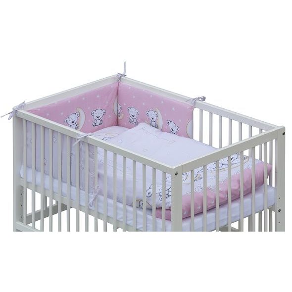 SCARLETT POSTÝLKA 120X60CM S KOMPLETNÍ VÝBAVOU BÁRA BÉŽOVÁ - DŘEVĚNÉ POSTÝLKY - SPINKÁNÍ