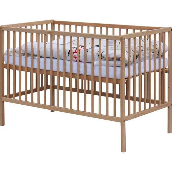 SCARLETT DĚTSKÁ POSTÝLKA S KOMPLETNÍ VÝBAVOU SCARLETT 120 X 60 CM - TIKO - DŘEVĚNÉ POSTÝLKY - SPINKÁNÍ