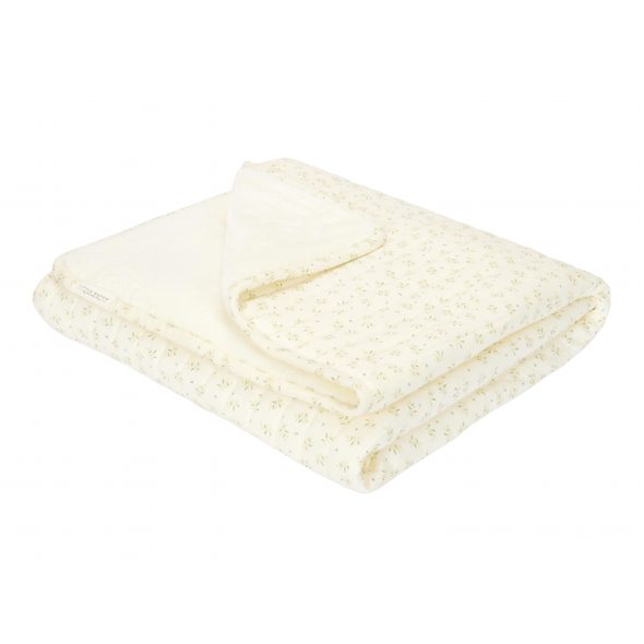 LITTLE DUTCH PŘIKRÝVKA 70X100 CM BLUEBERRY LEAVES - DĚTSKÉ DEKY PRO MIMINKA - SPINKÁNÍ