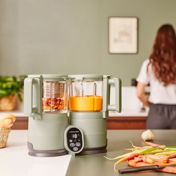 BABYMOOV MULTIFUNKČNÍ PŘÍSTROJ NUTRIBABY GLASS CELADON GREEN - KUCHYŇSKÉ PŘÍSTROJE - KRMENÍ