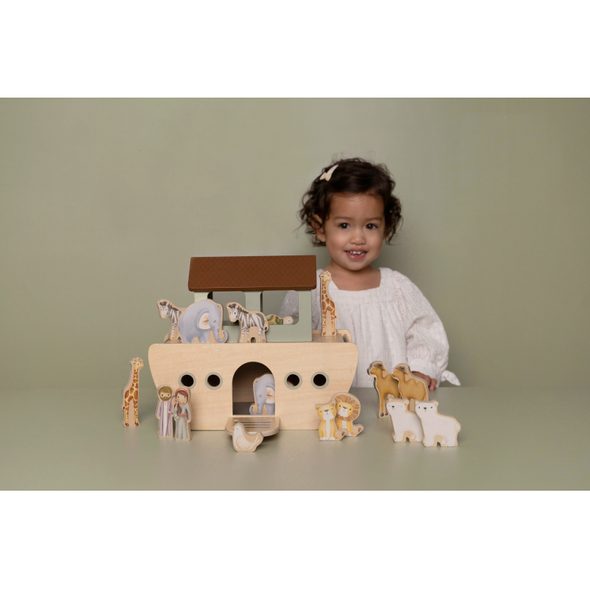 LITTLE DUTCH NOEMOVA ARCHA DŘEVĚNÁ - DŘEVĚNÉ HRAČKY - PRO DĚTI