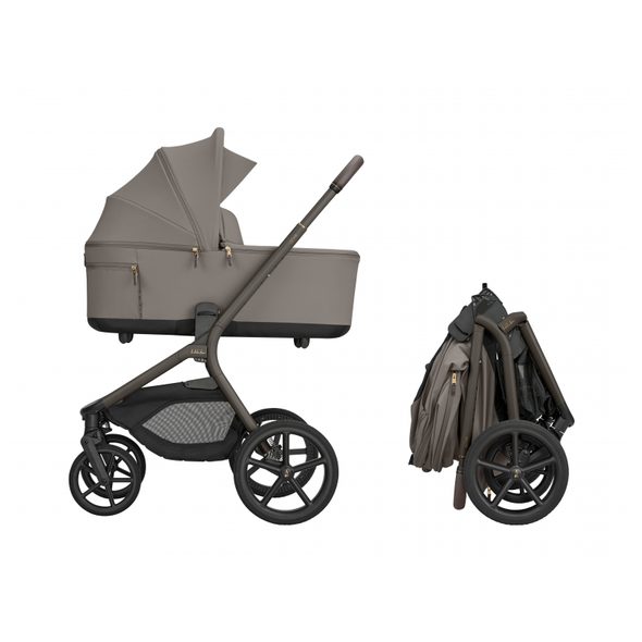 KIKKABOO KOČÁREK 2V1 GOYA PLATINUM MOCCA - DVOJKOMBINACE - KOČÁRKY A PŘÍSLUŠENSTVÍ