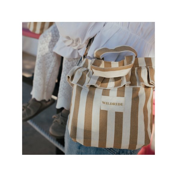 WILDRIDE TAŠKA MINI PŘES RAMENO BEIGE STRIPE - DOPLŇKY - PRO MAMINKY