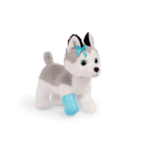 PUCCI PUPS HUSKY V KABELCE S VETERINÁŘSKOU SADOU - PLYŠOVÁ ZVÍŘATA - PRO DĚTI