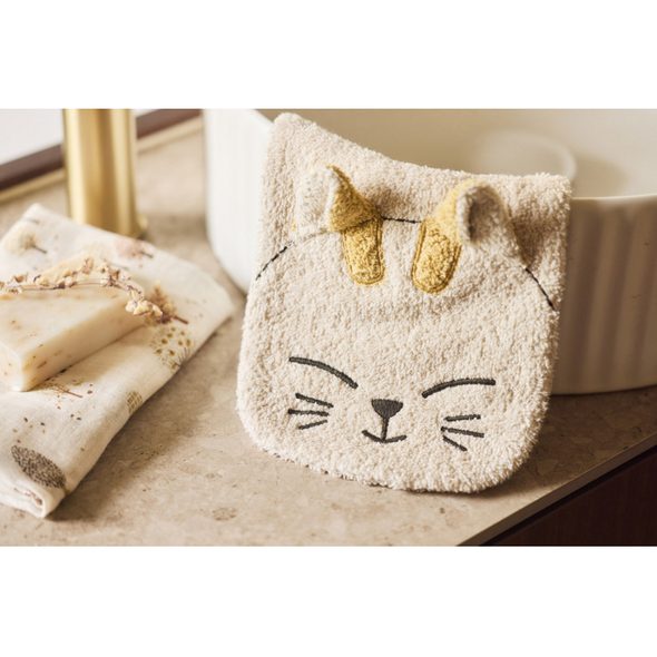 JOLLEIN ŽÍNKA FROTÉ KOČIČKA CHARLIE - ŽÍNKY A HOUBIČKY - KOUPÁNÍ A ZDRAVÍ