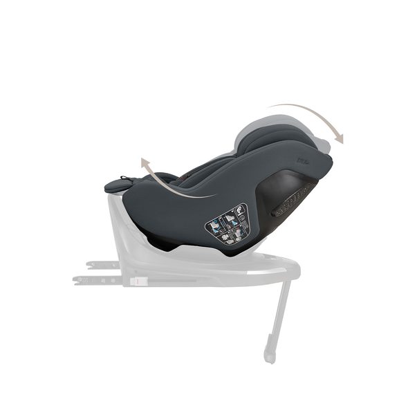 KIKKABOO SET I-CLASS 360 I-SIZE AUTOSEDAČKA 40-87CM + AUTOSEDAČKA 40-105CM + ZÁKLADNA OTOČNÁ GRAPHITE - AUTOSEDAČKY 0-13KG - AUTOSEDAČKY A PŘÍSLUŠENSTVÍ
