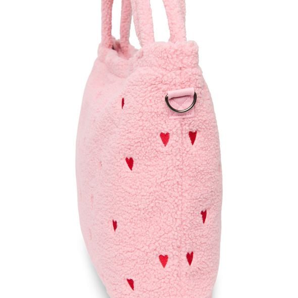 STUDIO NOOS TEDDY DIAPER BAG - PŘEBALOVACÍ TAŠKA | LIGHT PINK HEARTS - PŘEBALOVACÍ TAŠKY - KOČÁRKY A PŘÍSLUŠENSTVÍ
