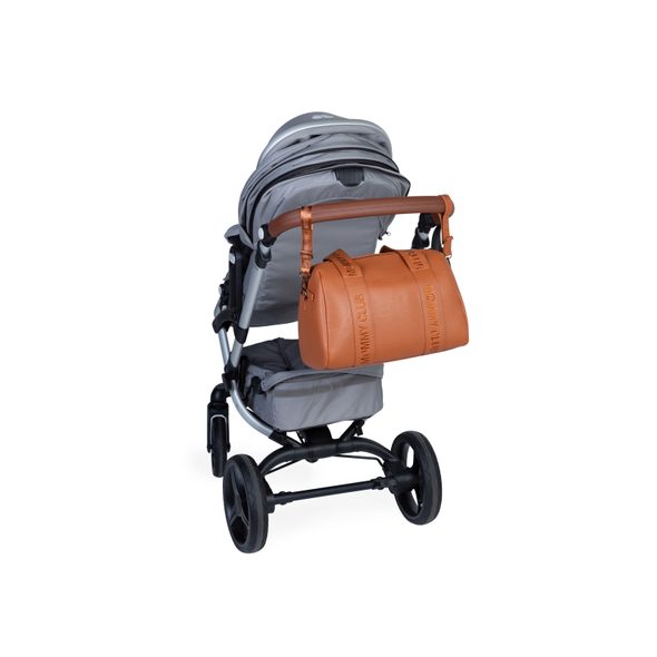 CHILDHOME PŘEBALOVACÍ TAŠKA MOMMY CLUB SIGNATURE VEGAN LEATHER BROWN - PŘEBALOVACÍ TAŠKY - KOČÁRKY A PŘÍSLUŠENSTVÍ