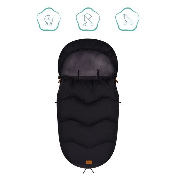 FILLIKID FUSAK ZIMNÍ OGRE BLACK - FUSAKY DO KOČÁRKU - KOČÁRKY A PŘÍSLUŠENSTVÍ