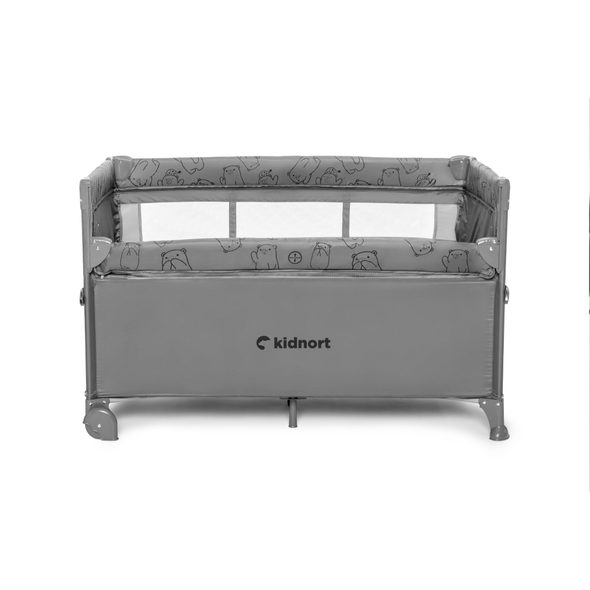 KIDNORT CESTOVNÍ POSTÝLKA KIDNORT NÄSTE SVĚTLE ŠEDÁ - CESTOVNÍ POSTÝLKY - SPINKÁNÍ