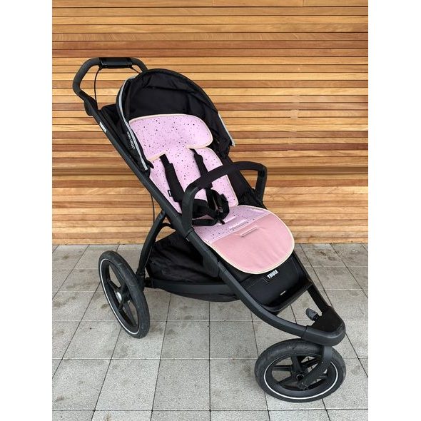 PINKIE PODLOŽKA DO KOČÁRKU SHINE GOLD PINK - PODLOŽKY DO KOČÁRKU - KOČÁRKY A PŘÍSLUŠENSTVÍ